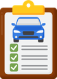 taxi roadworthy inspection report icon